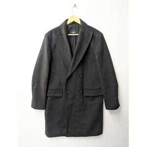 Express Recycled Wool Water Resistant Date Formal Jacket Capsule Peacoat Medium